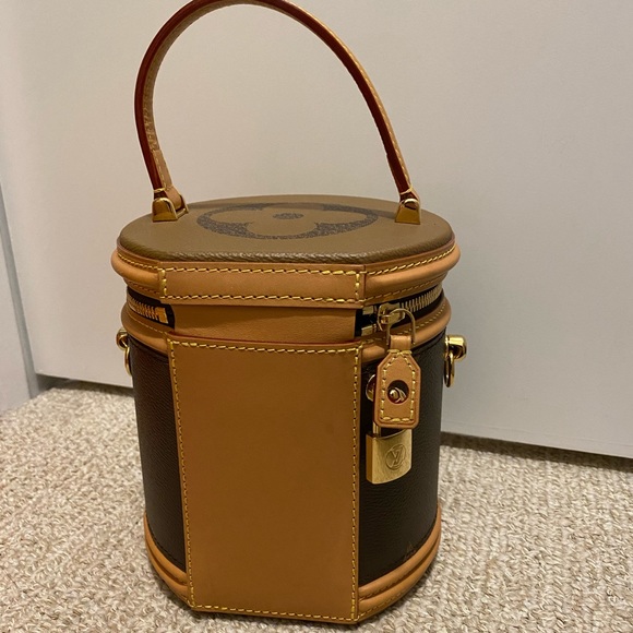 Louis Vuitton Reverse Giant Monogram Coated Canvas Cannes Gold Hardware Bag - Picture 2 of 11